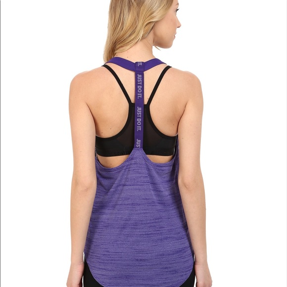 Dri-Fit Elastika Heathered Tank Top Just Do It